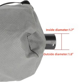 Kikeep Drywall Sander Dust Collection bag Wall Grinding Machine Collection Bag Drywall Sander Attachment (1 Pack with 2m hose)