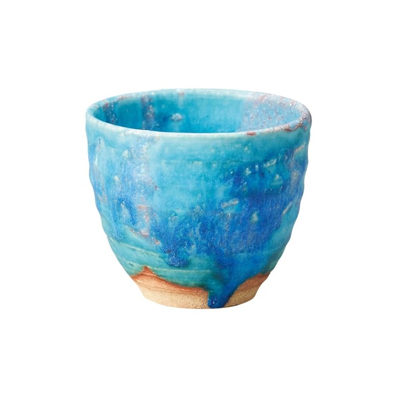 Marui Seiyo Shigaraki Ware MR-3-4496 Hechimon Tea Cup, Capacity Approx.