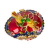 QIFU Hand Painted Faberge Egg Style Decorative Enameled Trinket Box