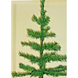 Unbranded MINI Christmas Tree 18" Green Wire and Vinyl, 3 Legs Stand, Artificial Indoor
