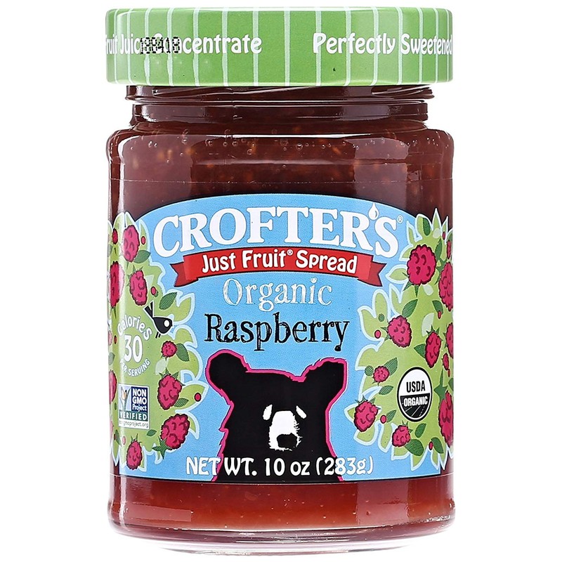 Crofter's Organic Raspberry Fruit Spread, 10 Oz Jar