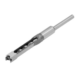 SIXRUN Square Hole Mortiser Drill Bit mit Vierkant-Lochbohrer und Zapfenschneidmaschinen für Holzplatte, mitteldichte Faserplatte, Spanplatte, Holz (14mm)