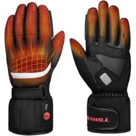 SUNWILL Heated Electric Rechargable Battery Gloves for Men & Women SIZE XS/S