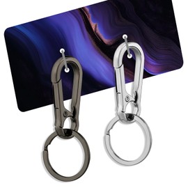 Magicdo Scratch-Resistant Keychain, Key Ring Clip for Home Car Keys, Keychains for Women Men