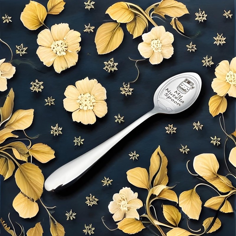 My Nutella Spoon + Gift Box, Laser Engraved Customised Gift,