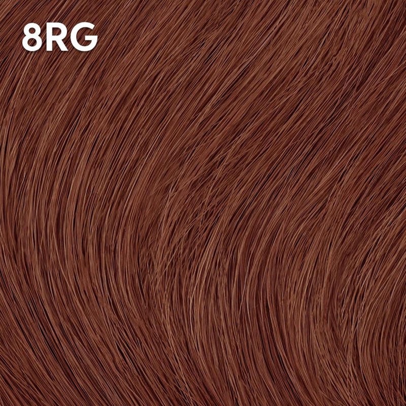 COLORCHARM Permanent Liquid Hair Color for Gray Coverage, 8RG Titan