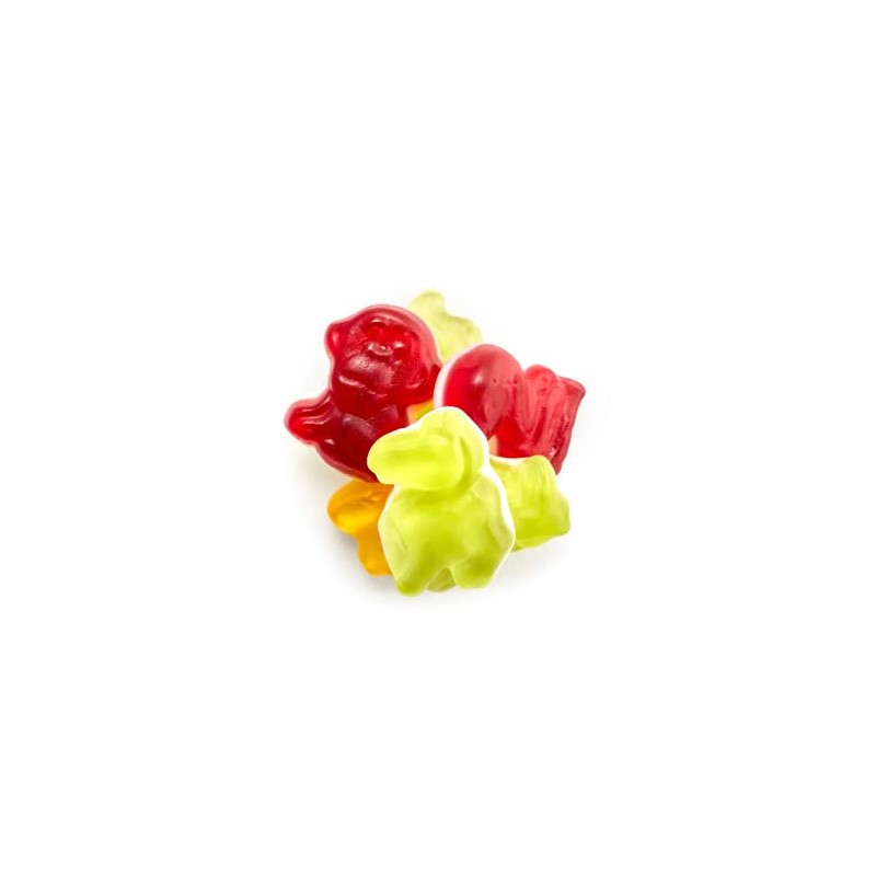 Yupik Organic Fruity Jungle Mix, 16 oz, Gummy Candy, GMO-Free,
