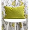 Riva Paoletti Fiesta Rectangular Cushion Cover - Bamboo Green -