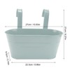 Hanging Flower Planter Iron Bucket Flower Pot Holder with Detachable