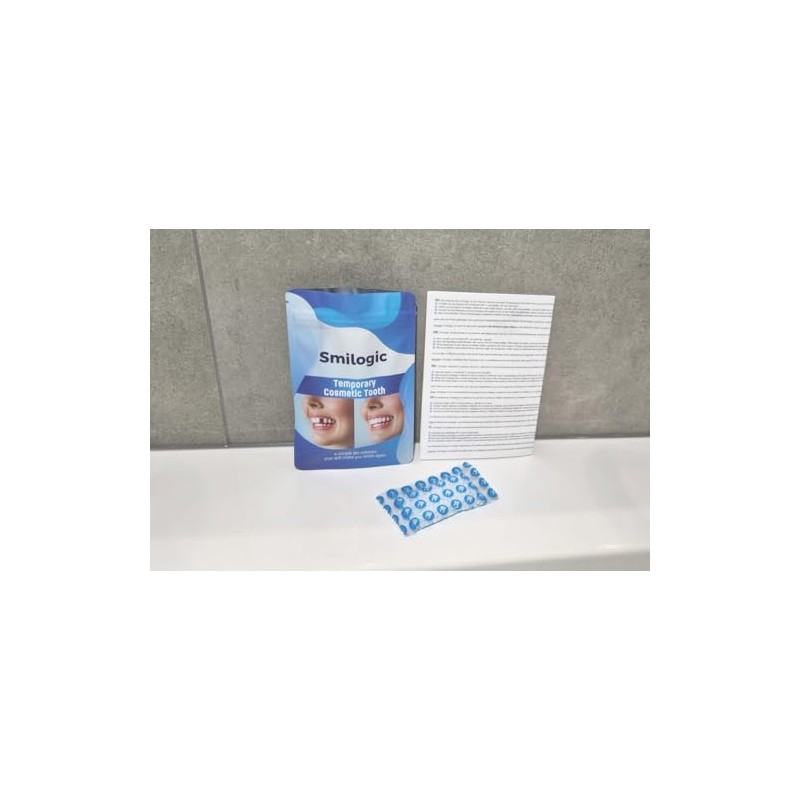 Smilogic Temporary Tooth - DIY Dentures Set - Replace Yourself