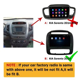 [4G 64G] Android Car Stereo FM Radio Carplay Android Auto 10" Touchscreen Headunit Media Player with Backup Camera for Kia Sorento 2014 2015 2016 2017