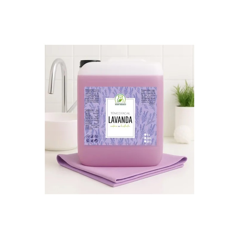 Tónico Facial Agua De Lavanda (5 Litros)