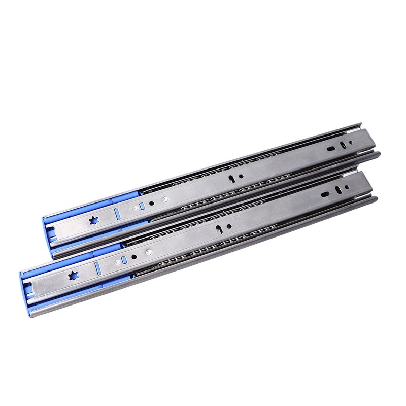 2PCS 14 Inch Push to Open Drawer Slides Stainless Steel