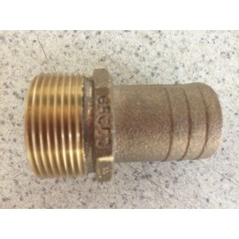 Groco PIPE HOSE ADAPTER BARB CAST BRONZE 34 PTH1500 GROCO 1-1/2" PIPE 1-1/2" HOSE BOAT