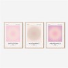 Uixxducc Pink Aura Poster Set Canvas Pictures, Aura Pictures Aesthetic