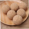 Kisangel 6PCS Wooden Desktop Soccer Replacement Balls Solid Wood Tabletop