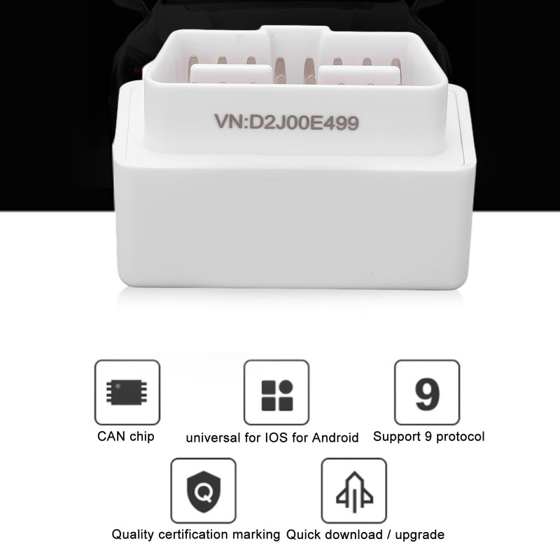 OBD2 Scanner Blutooth, Blutooth 4.0 OBD2 Scanner Engine Fehlercodeleser OBD