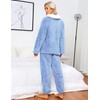 HEEKPEK Fuzzy Pajamas Set for Women Winter Warm Fluffy Loungewear