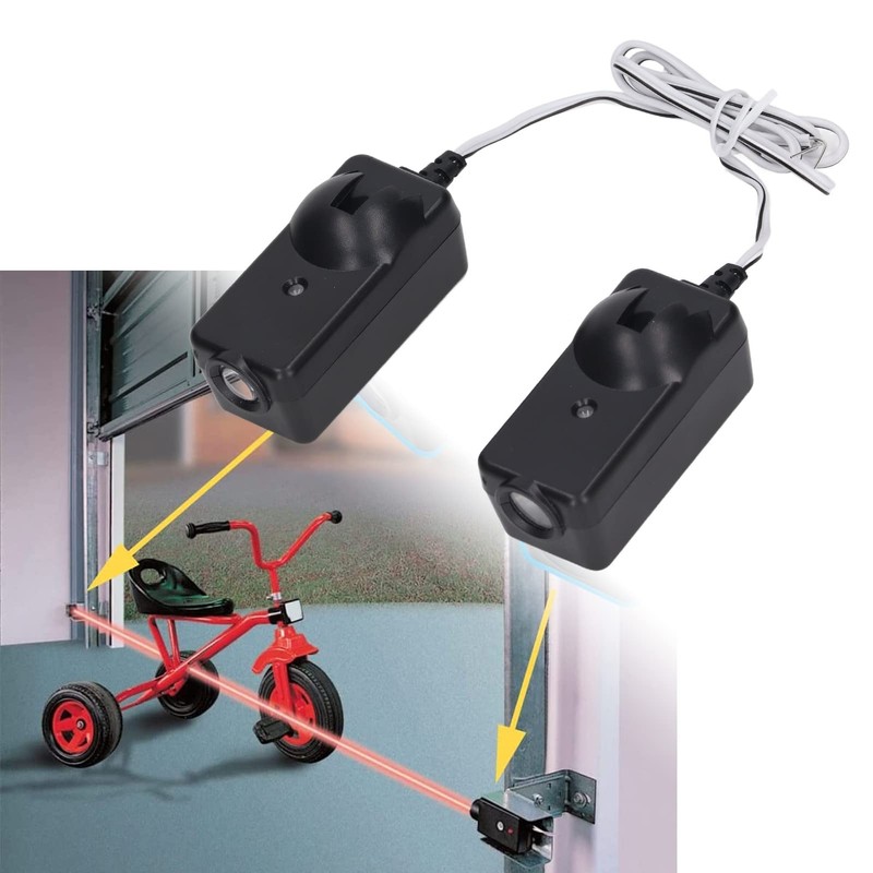 Garage Door Safety Sensor Kit, Compatible with, Chamberlain, Sears, Raynor,