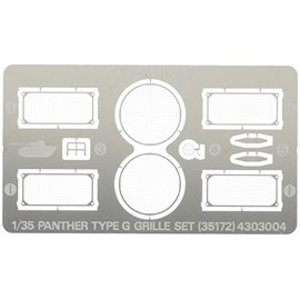 Tamiya 1/35 Military Miniature Series No.172 German Army Panther G Etch Grille Set Plastic Model Part 35172
