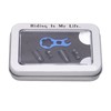 RISK 7pcs Titanium Alloy Bicycle Presta Valve Cap Strong Hardness