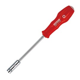 Vessel Power Socket Screwdriver for Hex Bolt and Nut Tightening, Opposite Side 0.35 x 9 in (9 x 229 mm), 4100