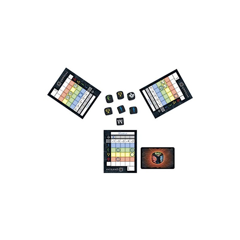 AMIGO Spiel + Freizeit 1955 Wizard Dice Game Multi-Coloured