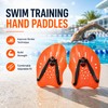 Swim Training Hand Paddles for Adults – Adjustable Silicone Strap