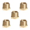 LTWFITTING Brass Pipe Hex Bushing Reducer Fittings 1-Inch Male BSPT