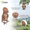 Crispe Patina Decorative Owl for Standing All Year Round Decoration