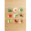 Aderia 6220 Plate, 3.5 inches (9 cm), Imitation Glass, Bean