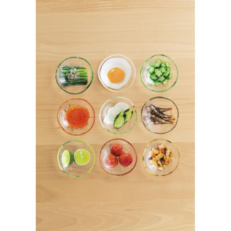 Aderia 6220 Plate, 3.5 inches (9 cm), Imitation Glass, Bean