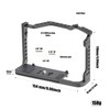 EOS 90D 80D 70D Cage, Hersmay Aluminium Camera Cage for