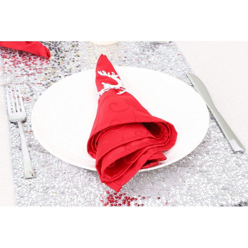 Pack Of 6 - Metal Christmas Napkin Holders - 6