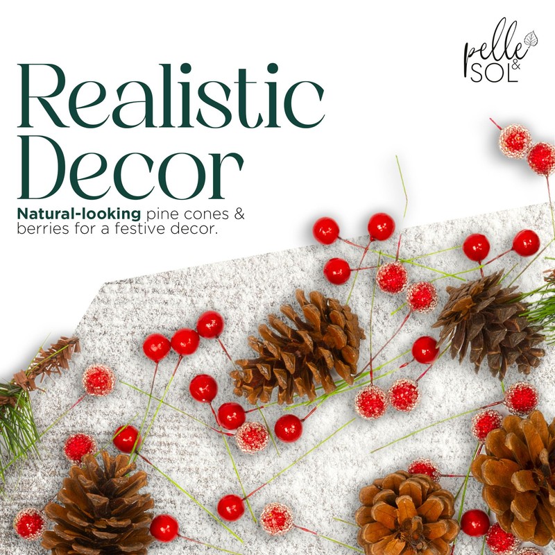 Pelle & Sol 130Pcs Wreath Making Kit | Wreath Making,