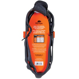 Olympia: Ice Cleats: Large - Portable Snow & Ice Shoe Grips, Stretch to Fit All Shoes, Large Fits Shoe Sizes M10.5-15