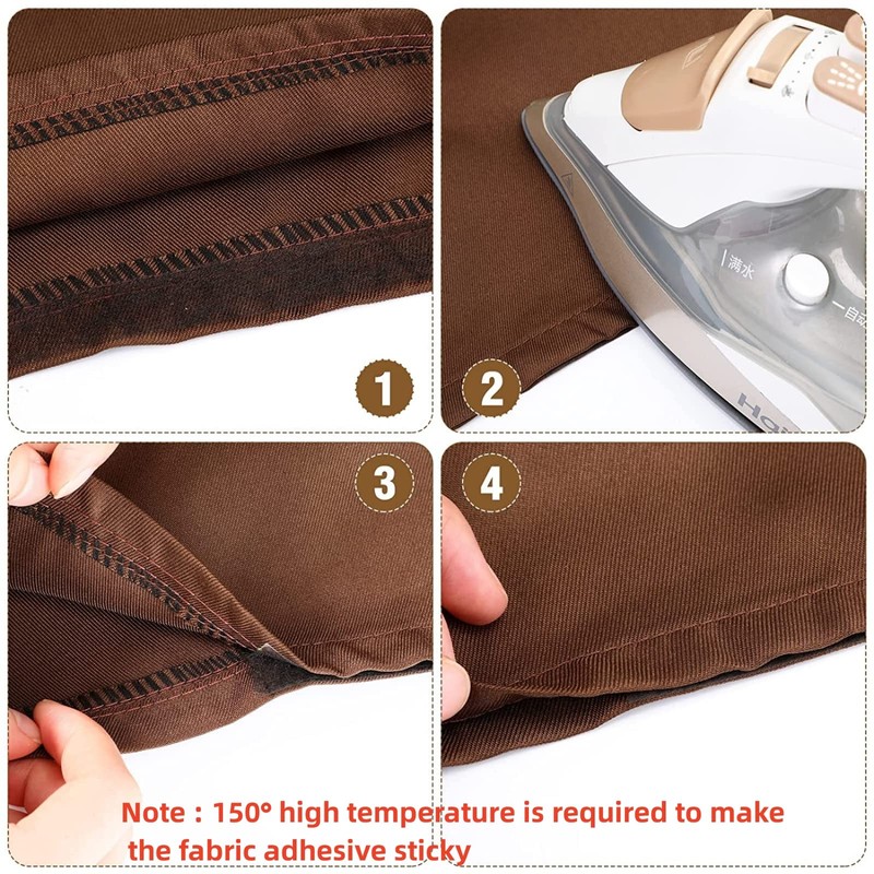 Outus 2 Rolls Hemming Tape Fabric Adhesive Hem Iron on