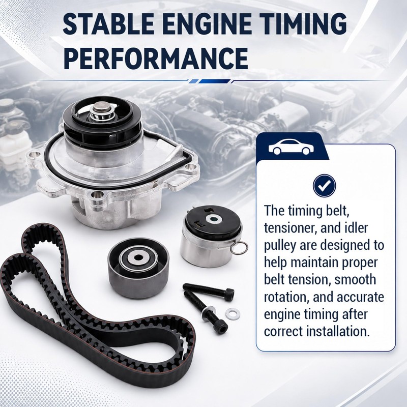 Engine Timing Belt Kit with Water Pump for Chevy Cruze