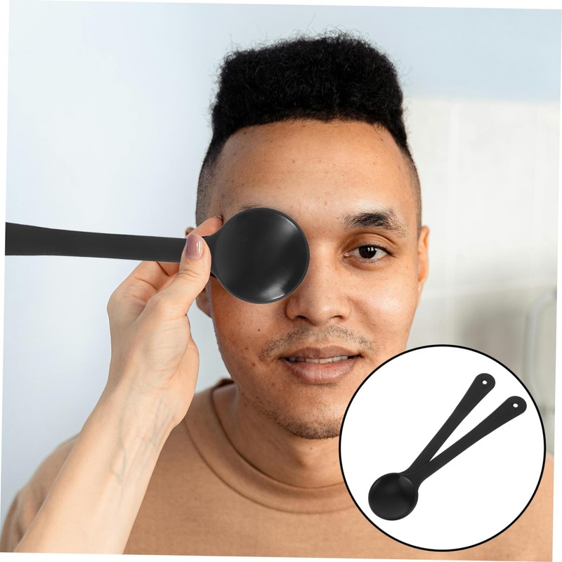 KICHOUSE 2pcs Lightweight Plastic Eye Occluder for Vision Testing Ergonomic