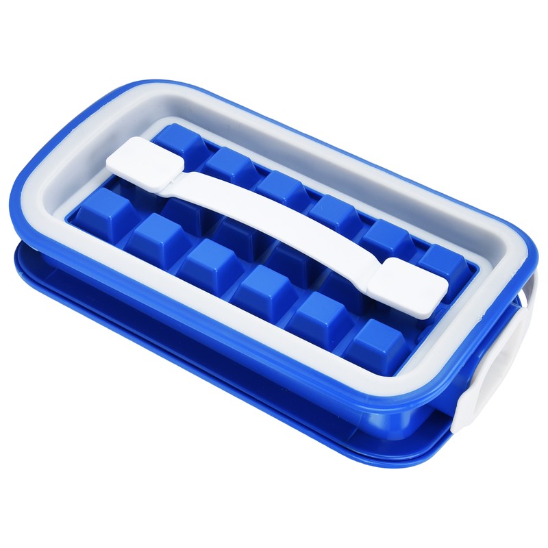 Ice Cube Tray Stretchable Easily Cleaning Saving Space Ice Making