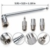 Telescopic FM Radio Antenna with 3.5mm Adapter & F-Type Male