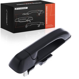 A-premium - Manija de Puerta Exterior Delantera o Trasera Derecha del Lado del Pasajero Compatible con Jeep Grand Cherokee 2005-2010, Commander 2006-2010, Imprimado Negro, Reemplazo# 5HS56DX8AJ