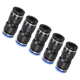 TA-VIGOR 3/8" to 10mm Push to Connect Fittings, 2 Pack Straight Union Push Reducers, Push Fit Connectors for PU Nylon PTFE Tubing, Pneumatic Air Line Quick Fitting, Push Lock Coupler