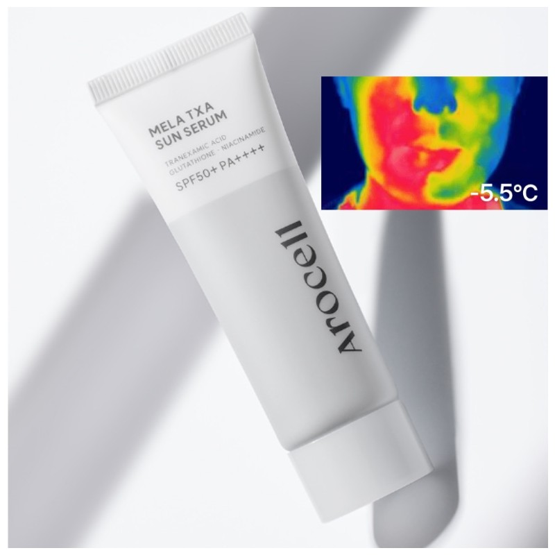 AROCELL Mela TXA Sun Serum SPF50+ PA++++ 40ml, Type:40ml*2