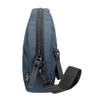Pepe Jeans Hoxton Black and Blue Polyester PU Shoulder Bags