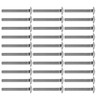 30Pcs M8x1.25 Screw Bolt A2 Stainless Steel Cup Square Coarse