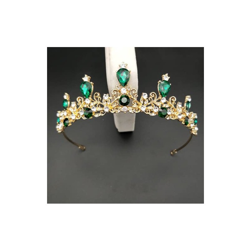 YOVEKAT Rhinestone Princess Tiara Headband Bridal Wedding Party Crown Headband