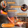 Blacksmith Hammer 4lb Heavy-Duty Forged Steel Cross Peen Hammer for