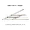 Dr.Pedi Eyebrow Golden Ratio Caliper Stencil with Flexible Arms Microblading