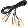 KAUMO 2 Branch AV Cable Male (RCA Red White Yellow